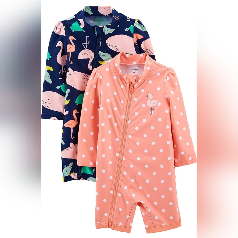 Simple joy by Carter's 2 pack baby swimsuit